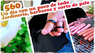 🔥 Un día con un poco de todo: Jardinería, barbacoa y corte de pelo 🔥 ~ Mandarina con Mate