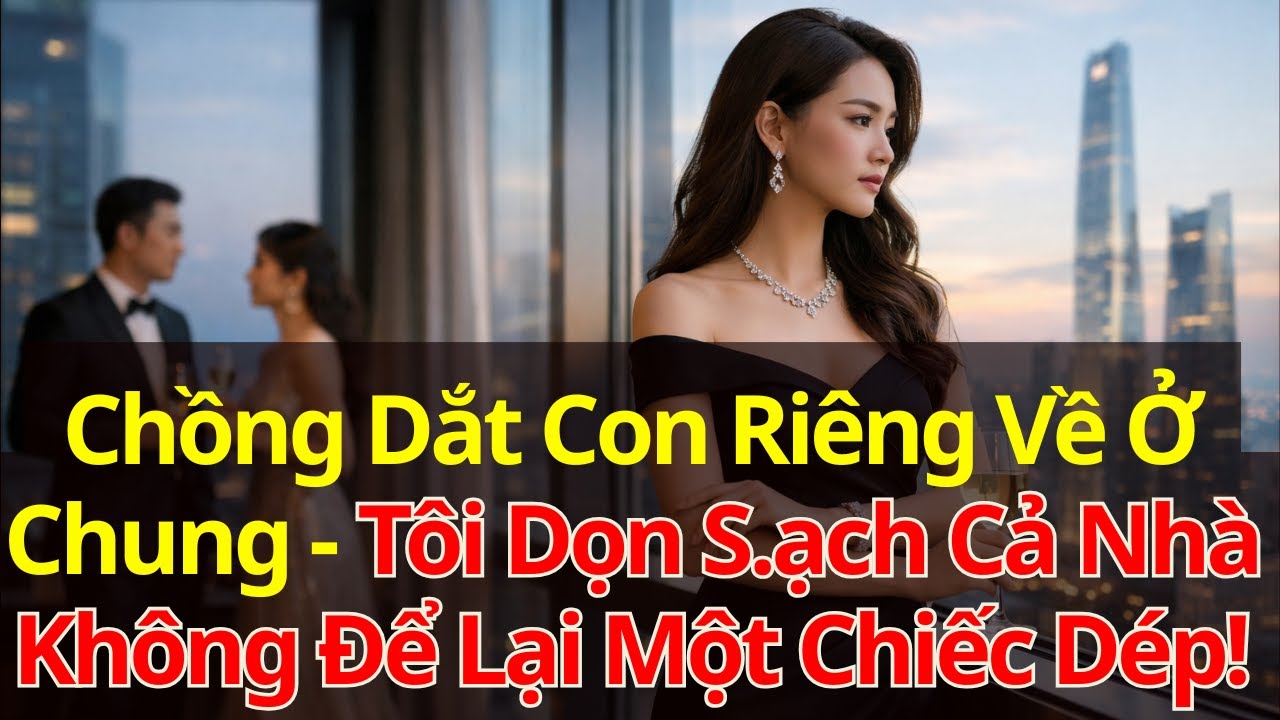 Chồng Dắt Con Riêng Về Ở Chung - Tôi Dọn S.ạch Cả Nhà Không Để Lại Một Chiếc Dép!