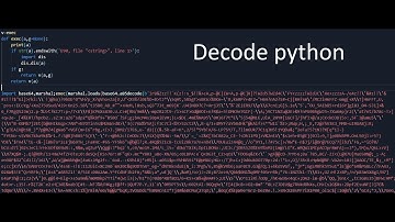 Học Decode Crack Python  Tập 1 - Decode Các Dạng Encode Python Cơ Bản | Nguyễn Xuân Trịnh