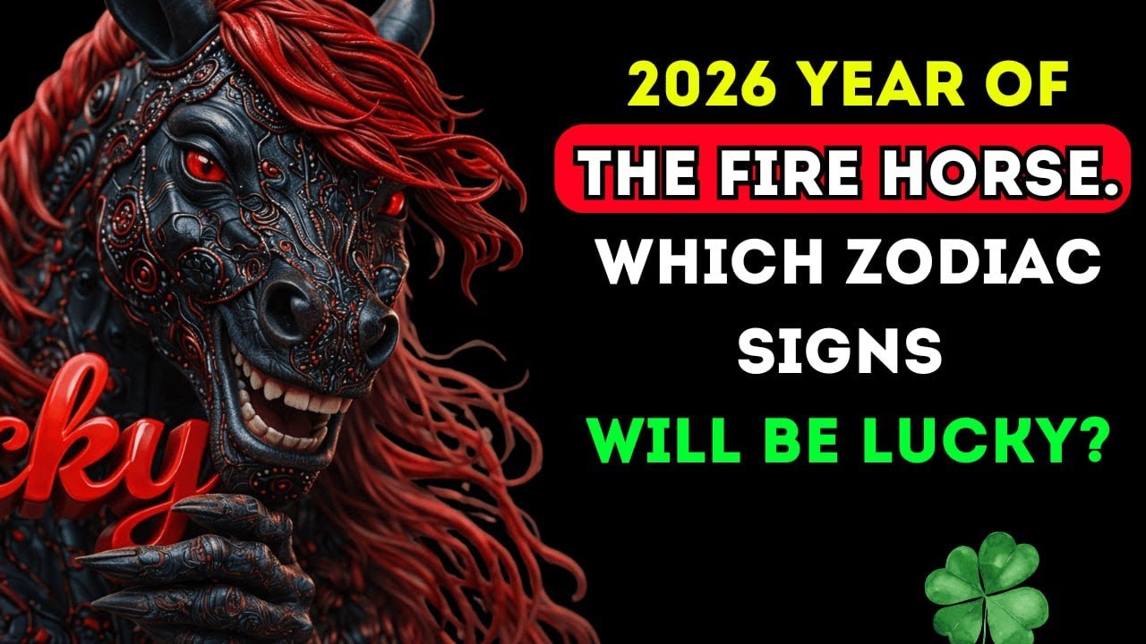 2026 Year of the Fire Horse. Which zodiac signs will be lucky?