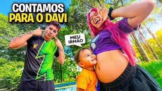 O Davi Vai Ser Irmão Mais Velho Contamos Pra Ele