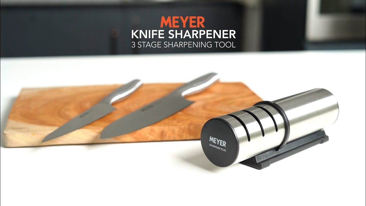 Meyer Stainless Steel Knife Sharpener Stage Sharpening Tool for Kitc  PotsandPans India