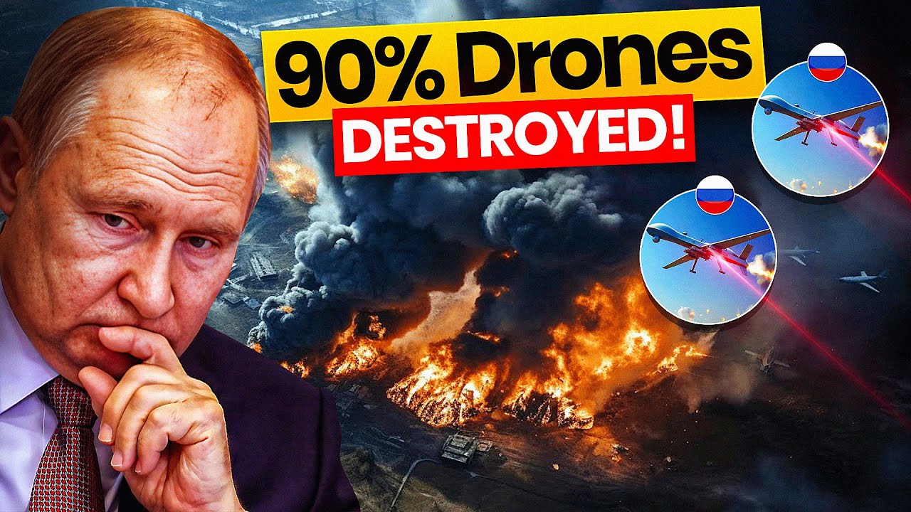 What Happens When Ukraine Takes Down 90% of Russian Drones in 1 Hour?