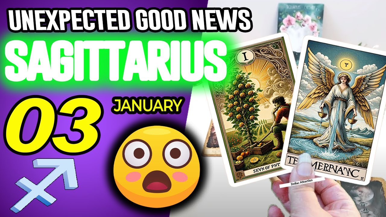 Sagittarius ♐😃 UNEXPECTED GOOD NEWS😲 horoscope for today JANUARY 3 2026 ♐ 