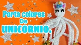 PULPO PORTA COLORES DE UNICORNIO || JULIO LEYTTON