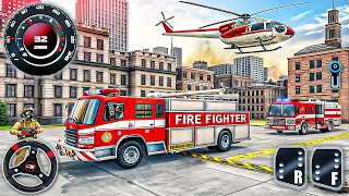 City Rescue Fire Truck 3D - Fire Fighting Fireman's Daily Job - Android GamePlay screenshot 1