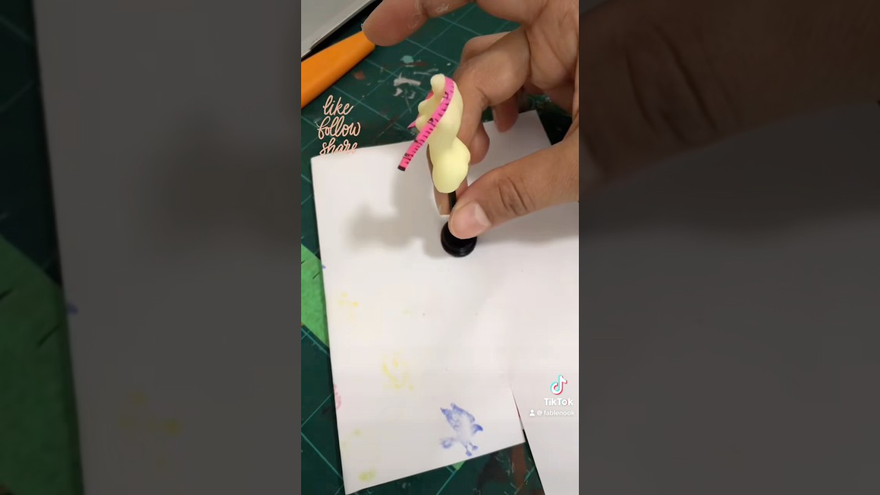 How to make tiny measure tape 