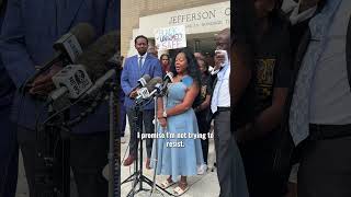Sister of Jabari Peoples reacts to viewing of body camera footage