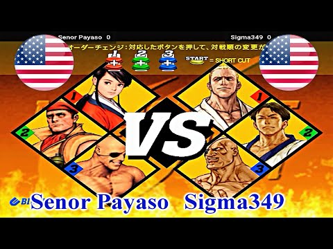 Capcom vs. SNK 2: Mark of the Millennium 2001 - Senor Payaso vs Sigma349 FT5