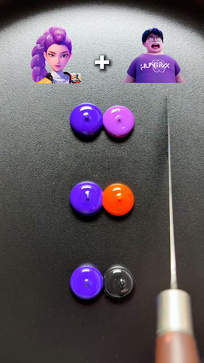 Rumi with crazy fans KPop Demon Hunters Color Mixing(Part 73)#kpopdemonhunters #colormixing #rumi