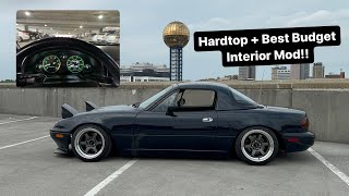 Project Budget Daily Ep3: The Best Budget Interior Mod and a Hardtop for the Miata!