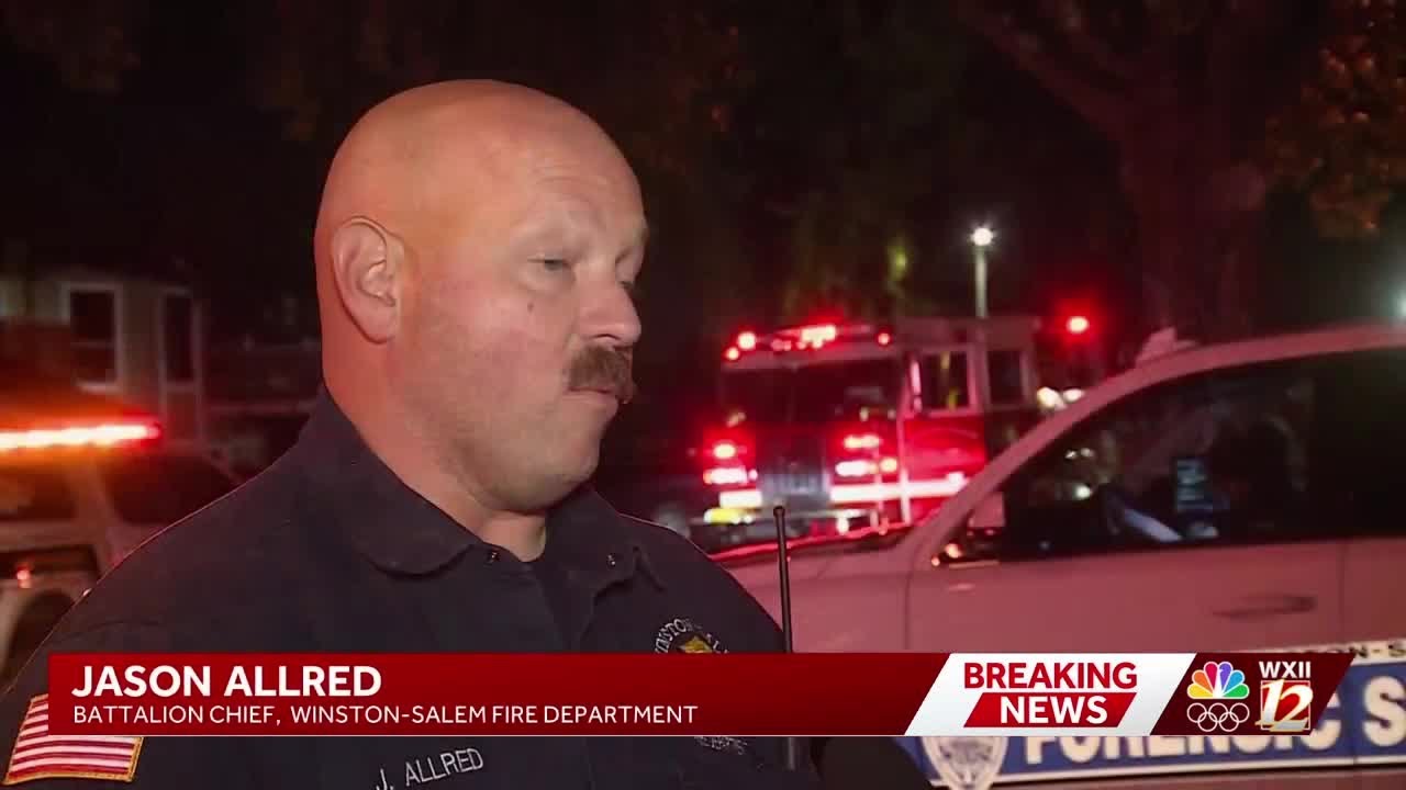 Six people displaced after an apartment fire in Winston-Salem - YouTube