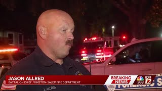 Six people displaced after an apartment fire in Winston-Salem