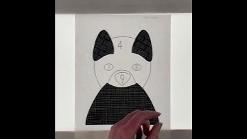 How to assemble the Cane Corso block from the More Playful Puppies applique pattern