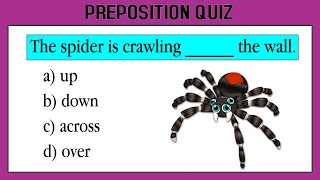 PREPOSITIONS TEST: Can You  Pass This Quiz? preposition practice. English Grammar Test( Part 33) screenshot 4