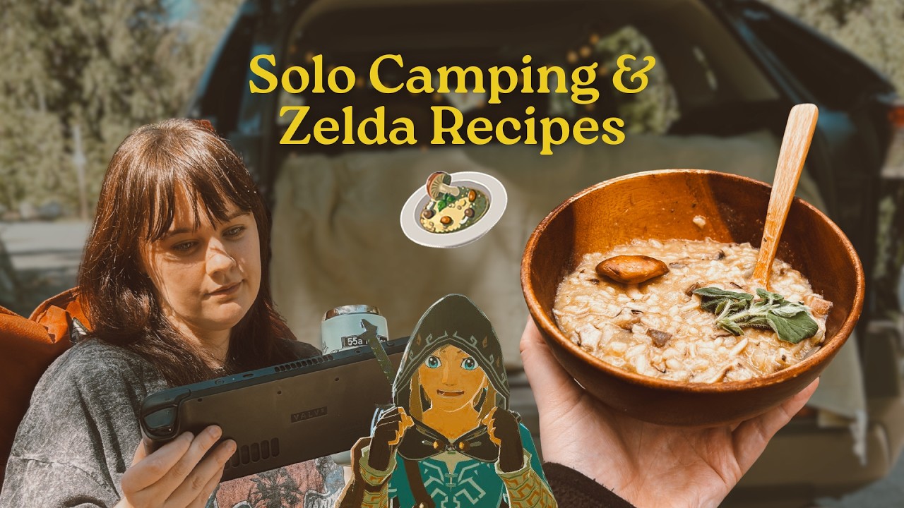 Cooking Zelda Recipes in the Wild | Solo Car Camping in Whistler, BC