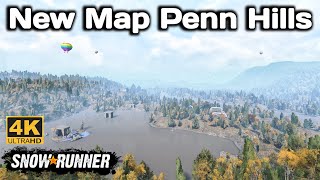 New Map Penn Hills In SnowRunner Season 15 #snowrunner #offroad #truck