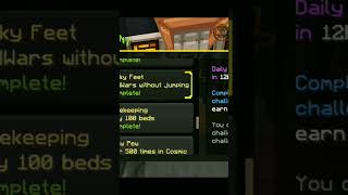 showing how many challenges i completed in bedwars season 4#minecraft #hive #challenge #gaming