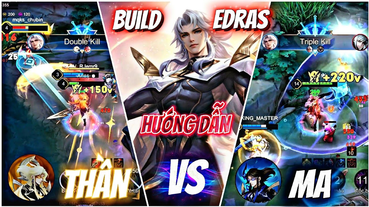 HƯỚNG DẪN CHƠI TƯỚNG EDRAS 2 DẠNG ,BUILD TRANG BỊ BẢNG NGỌC PHÙ HIỆU | TOP.1 YENA ARIES