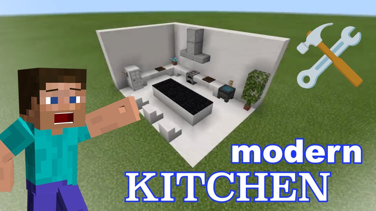 How to make a easy modern kitchen building tutorial YouTube