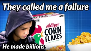 Dad: "You're a failure", Son: Invents Corn Flakes Using Leftovers