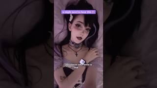 did you need to hear this today? 🖤 #asmr #asmraffirmations #asmrshorts