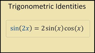 Why does sin(2x) = 2sin(x)cos(x)