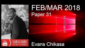 IGCSE ICT February March 2018 Paper 31 Data Analysis Excel Part 1