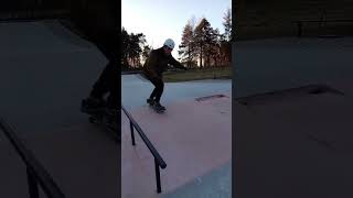 Finland Heinola New skatepark &amp; skateboarding running