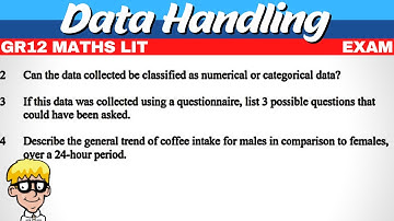 Grade 12 | Maths Lit Data Handling Exam Questions
