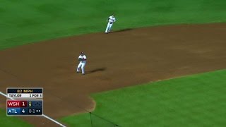 WSH@ATL: Grilli retires Taylor to earn the save