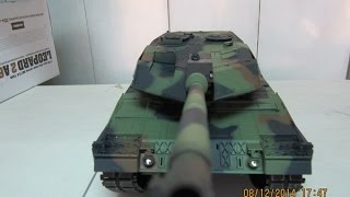 1/16 scale Leopard 2A6 Tank RC testing