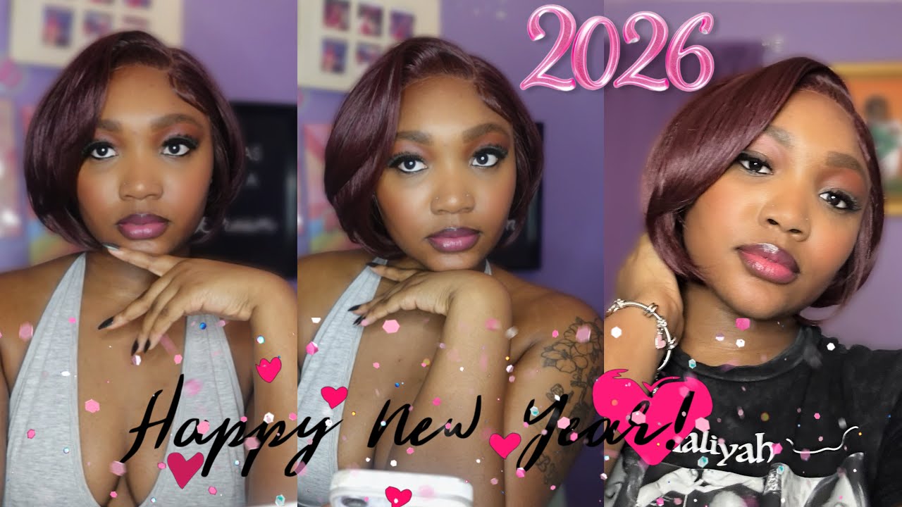 $30 OUTRE MELTED HAIRLINE GLUELESS SYNTHETIC LACE WIG| CHERRY COFFEE