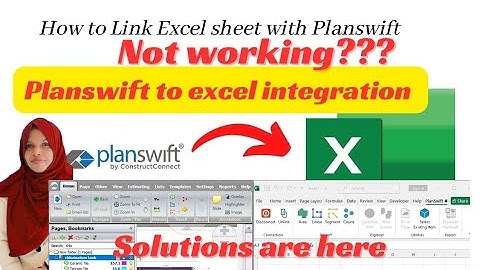 Planswift Excel Integration Not working?? #solution #planswift #addins #developer  #excel #cmd