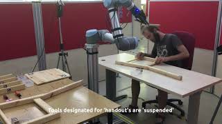 Famous CIRAK: Collaborative Chair Assembly with a Cobot Wealth