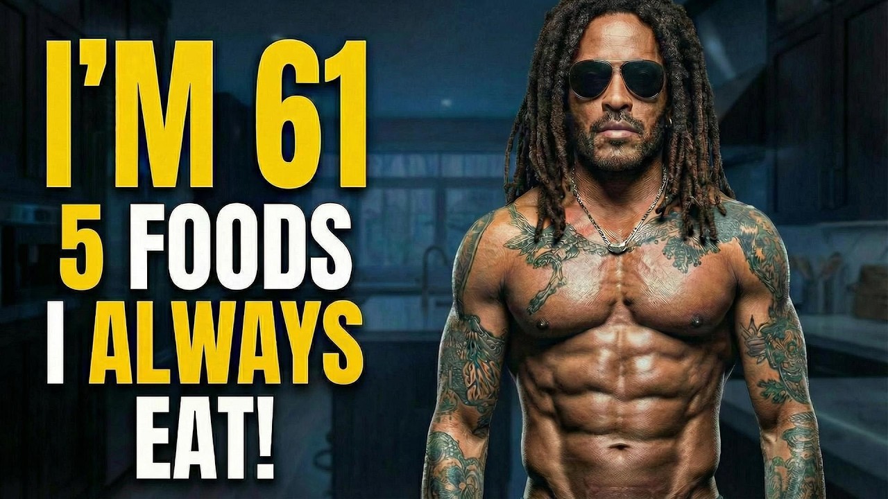 Lenny Kravitz (61) The 5 Foods I eat & Don't Get Old!