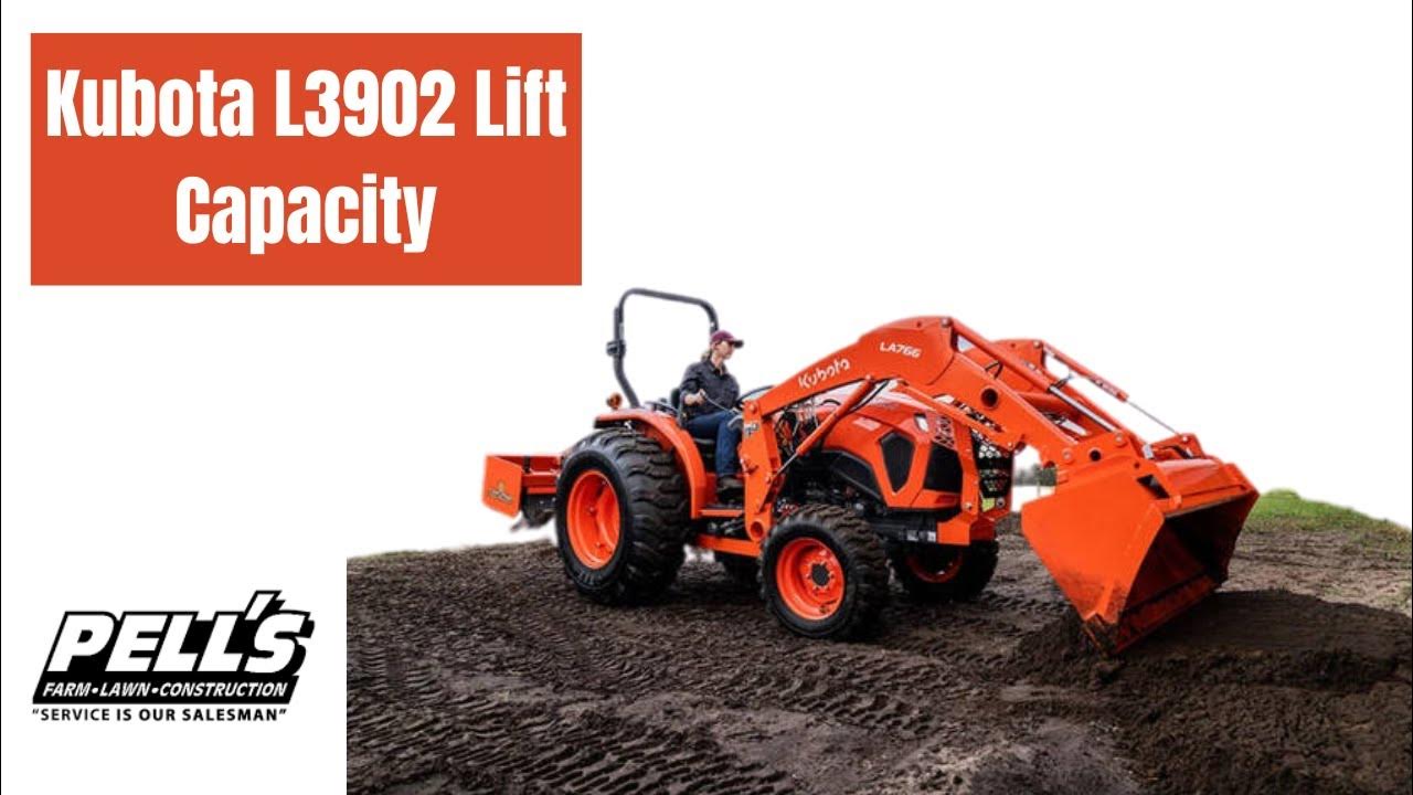 Kubota L3902 Lift Capacity YouTube