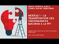 Mooc  cst  module 1  la transposition des ordonnances macron a la fonction publique territoriale