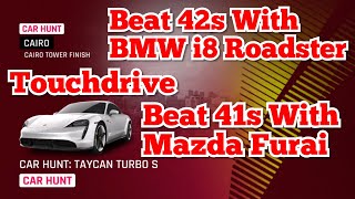 Asphalt 9 [Touchdrive] Car Hunt: TAYCAN TURBO S | BMW i8 Roadster & Mazda Furai screenshot 5