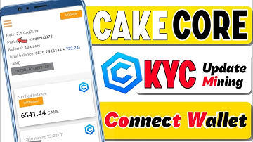 CakeCore token Wallet Connect and Withdraw Update || Cakecore Airdrop Update Connect Metamask