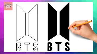 How To Draw BTS Logo | Drawing Tutorial