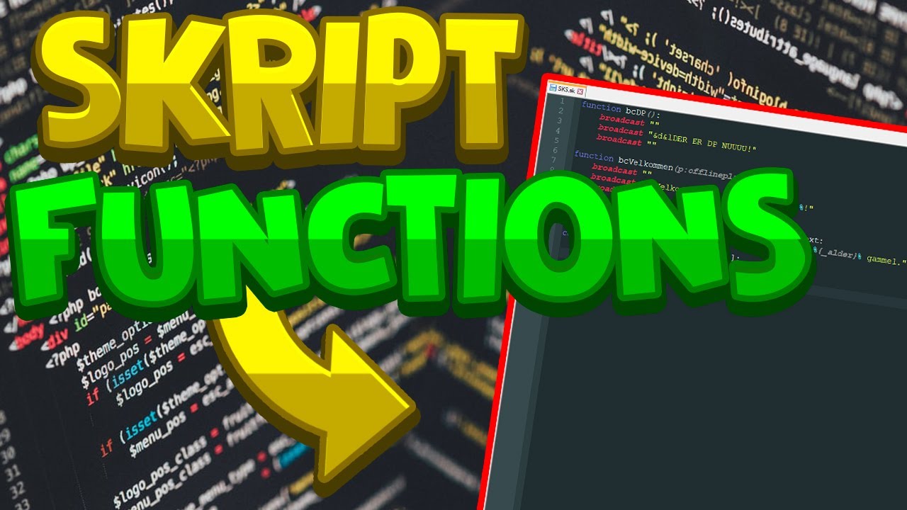 Lær at skripte: Functions