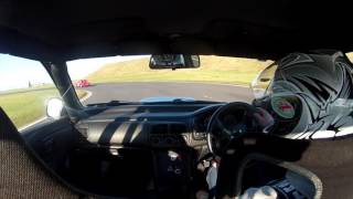 Bedford Autodrome - Subaru Impreza RA chasing Volvo S40 - Brake failure