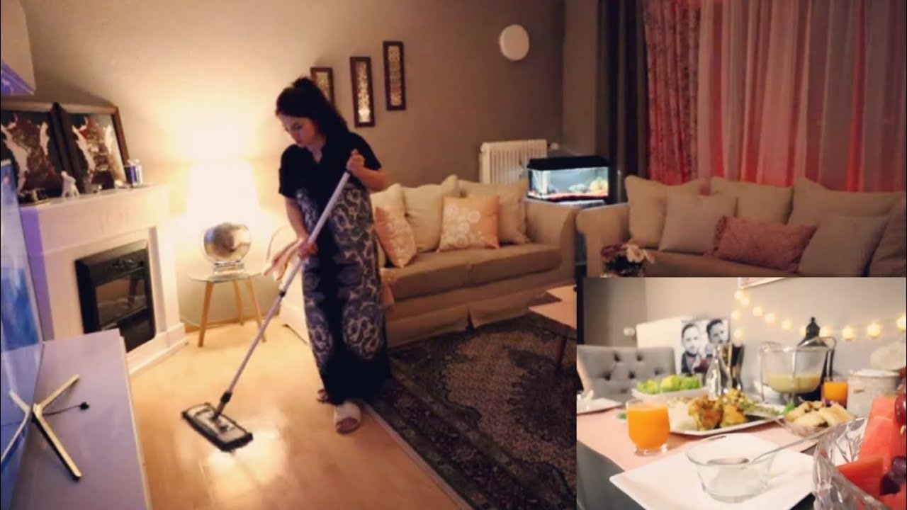 تحضير الفطور من أيد رور🥰فريكة بالدجاج🍽🍚تنظيف بعد الفطور🤪