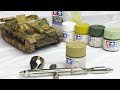 Painting Field-Applied Camo with Tamiya Paints for Scale Models