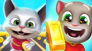 TALKING TOM GOLD RUN  VS Cat Run Simulator 3D Android iOS Gameplay screenshot 3