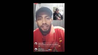 2 gang members Going at it On Facebook Live
