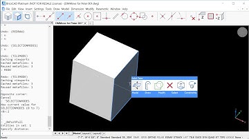 BricsCAD Direct Modeling - Push Pull Basics