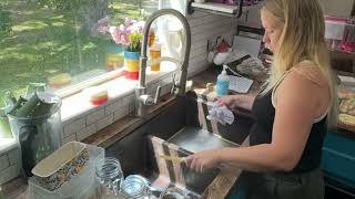 Washing All The Dishes By Hand | Thr Collagen Co Giveaway #Ad #cleaning #kitchen  screenshot 2