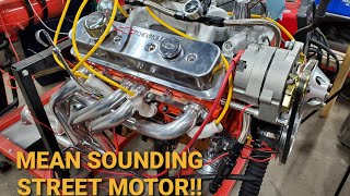 SBC 350 With Vortec Heads First Start & Review